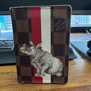 Louis Vuitton Textured Leather Accessory